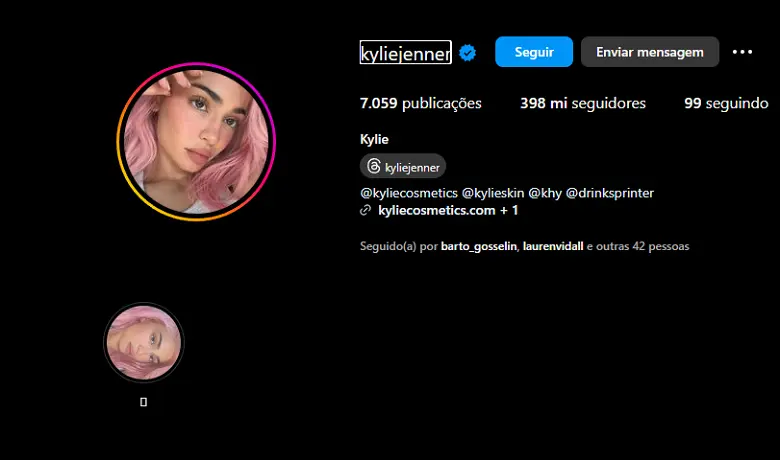 Sumber: Instagram Kylie Jenner