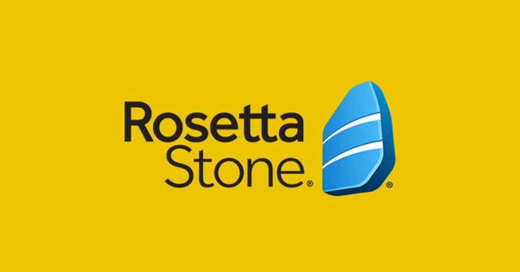 Imagen del logotipo de la aplicación Rosetta Stone