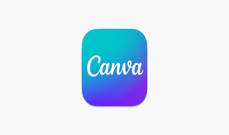 Logotipo de la aplicación Canva en Apple Store