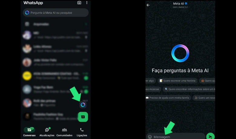 AndroidのWhatsAppでMeta Aiをアクティブにする方法