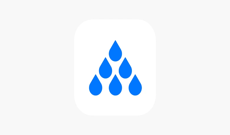 Logo do aplicativo Hydro Coach na loja de aplicativos da Apple 