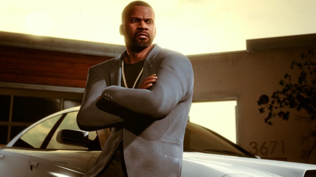 Imagem Ilustrativa mostrando o personagem Franklin Clinton