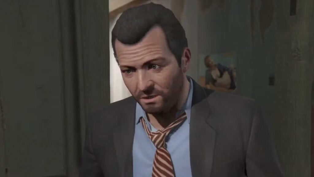 Imagem mostrando o personagem Michael De Santa