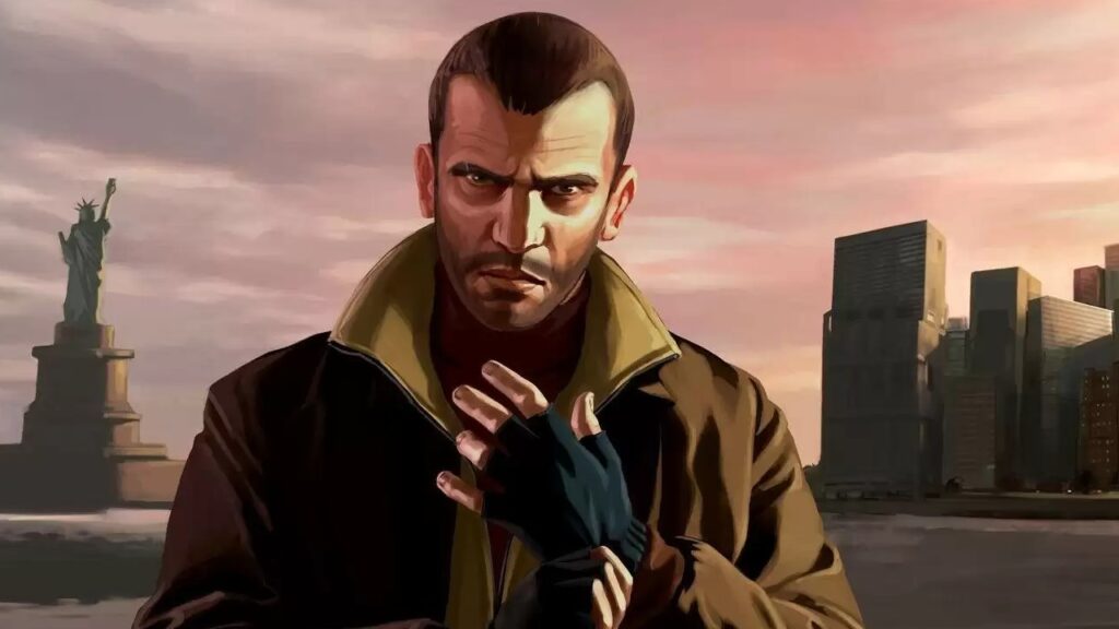Imagem mostrando o personagem Niko Bellic