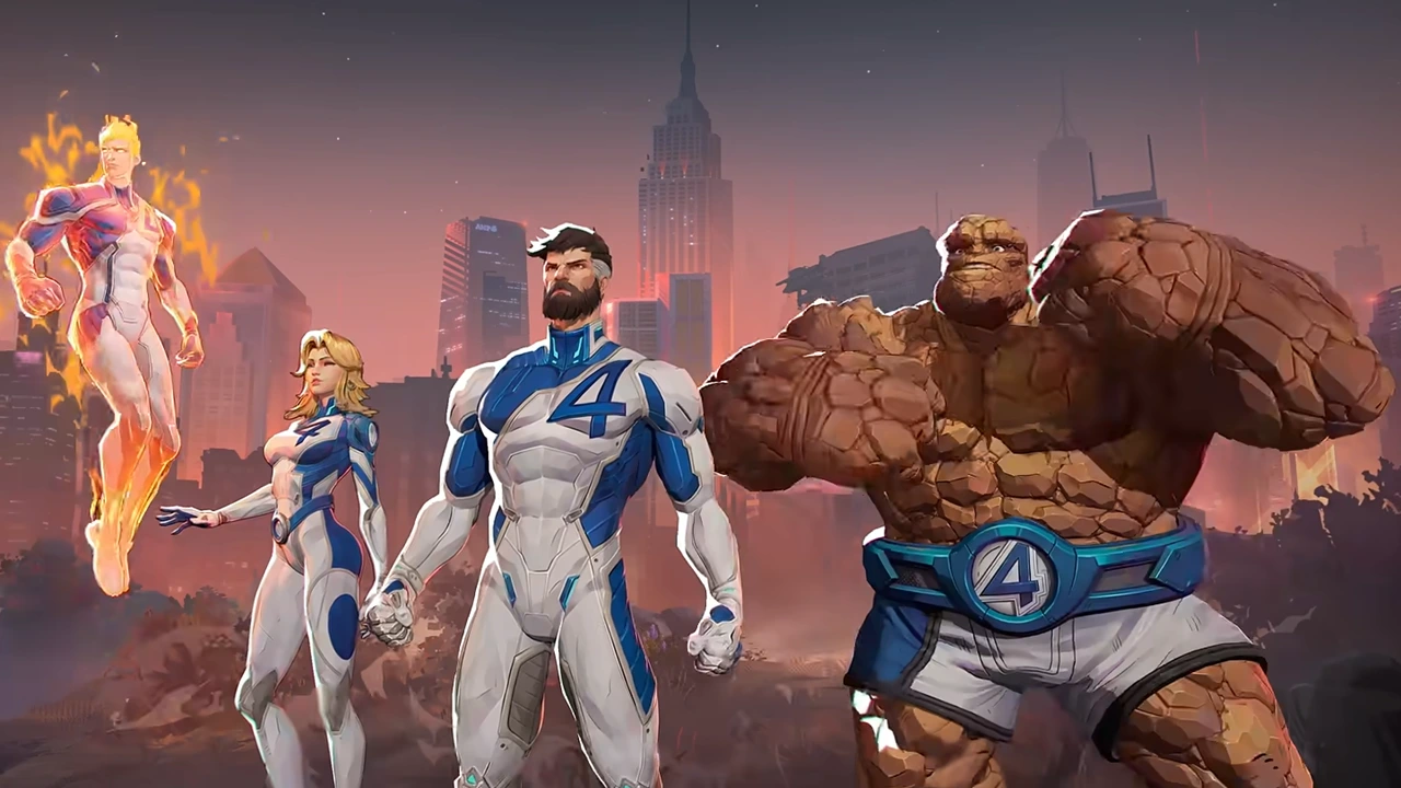 Fantastic Four in promotional image for Marvel Rivals