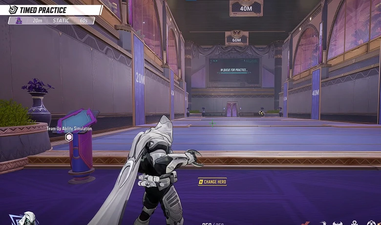Mode entraînement de Marvel Rivals. Conseils pour débutants.