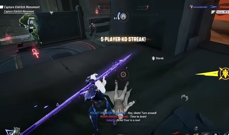 Série d'éliminations dans le match Marvel Rivals