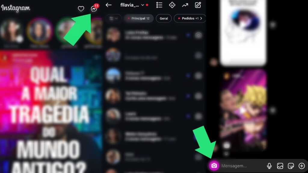 Instagramでシングルビュー写真を送信する
